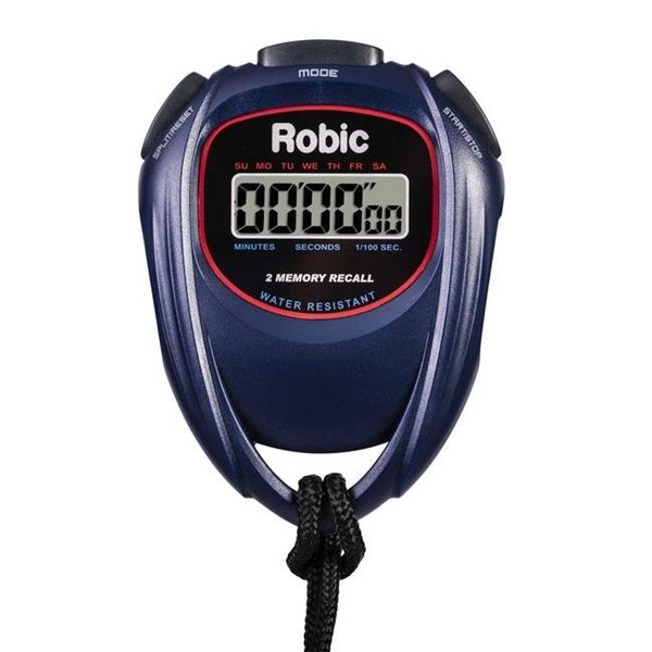 Robic Robic 2004929 SC-429 Water Resistant All Purpose Stopwatch; Blue 2004929